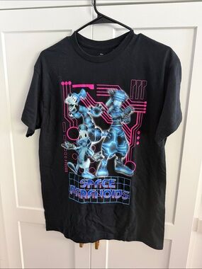 Kingdom Hearts Space Paranoids Graphic Tee — Size Medium